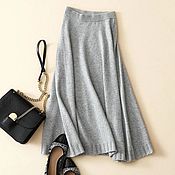 Одежда handmade. Livemaster - original item Warm skirt - cashmere 100%. Handmade.