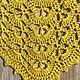 Косынка из хлопка крючком. Косынка кроше. Лимонная косынка. Косынки. Multi Color Crochet (voronkova-olga). Ярмарка Мастеров.  Фото №5