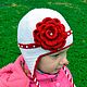 Шапка Зимняя роза. Шапки. Прикольные детские шапки крючком. Интернет-магазин Ярмарка Мастеров.  Фото №2
