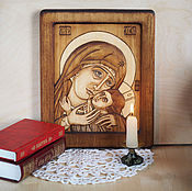 Святая Параскева Пятница - православная резная икона из дерева