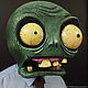 Маска Зомби из игры Zombie from Plants vs. Zombies Cosplay Mask Helmet, Маски персонажей, Москва,  Фото №1