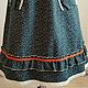 Boho skirt for autumn winter made of warm cotton 'Rosie Cotton'. Skirts. Kupava - ethno/boho. Online shopping on My Livemaster.  Фото №2