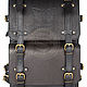 Мужской кожаный рюкзак "Легион" черный, Men\\\'s backpack, St. Petersburg,  Фото №1