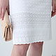 Sheath dress made of cotton embroidery Openwork, white lace dress. Dresses. mozaika-rus. My Livemaster. Фото №5