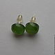 Studs earrings jade color. Stud earrings. LAVKA SAMOTSVETOV. Online shopping on My Livemaster.  Фото №2