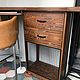 Стол в стиле лофт. Столы. WOOD LOFT (woodloftmsk). Ярмарка Мастеров.  Фото №4