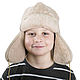 Детская шапка-ушанка ЛАМА, Шапка-ушанка, Москва,  Фото №1