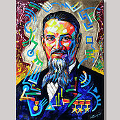 Картины и панно handmade. Livemaster - original item Paintings: portrait of Kurchatov And. In.. Handmade.