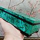 Купюрница Малахитовая 185*95. Шкатулки. Ольга Ornament. Ярмарка Мастеров.  Фото №9