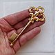 Fleur-de-Lis Brooch key from Coro, Vintage brooches, Obninsk,  Фото №1
