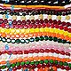 Бусины из стекла муранские разноцветные трубочки, овалы, круглые, Бусины, Москва,  Фото №1