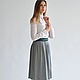 Striped skirt knit. Skirts. Skirt Priority (yubkizakaz). Online shopping on My Livemaster.  Фото №2