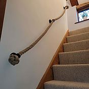 Для дома и интерьера handmade. Livemaster - original item railings: Rope handrails.. Handmade.