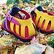 Sandals in retro style with straps multicolor unisex. Sandals. Katorina Rukodelnica HandMadeButik. My Livemaster. Фото №4