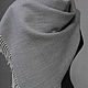 Домотканый шарф "Ромбы". Меринос + хлопок. Шарфы. Weaving Finds. Ручное ткачество.. Ярмарка Мастеров.  Фото №6