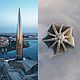 Подвеска Лахта Центр. Серебро 925 пробы. Подвеска. AlexFox Jewelry. Ярмарка Мастеров.  Фото №4