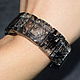 Natural quartz with black tourmaline sherl bracelet. Bead bracelet. naturalkavni. Online shopping on My Livemaster.  Фото №2