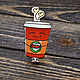 Wooden icon Delicious Coffee, Badge, Moscow,  Фото №1