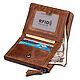 Men's wallet made of genuine leather Yerofey / Buy in Moscow. Wallets. EZCASE - Leather Design Studio. My Livemaster. Фото №5