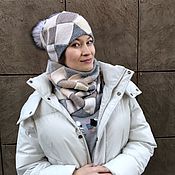 Set Cap and Snood Gomitolo 403