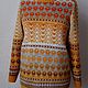 Свитер из пряжи кауни Овечки на прогулке. Свитеры. Татьяна Knitting Patterns ( tussyL). Ярмарка Мастеров.  Фото №4