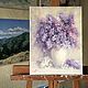 Oil painting Bright morning lilac impressionism. Pictures. Ирина Димчева. My Livemaster. Фото №6