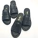 Шлёпки ,тапочки . Шлёпки. Slipper_Shop -Кожаная обувь. Ярмарка Мастеров.  Фото №5