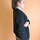 Black bomber jacket women's. Bombers. SHAPAR - knitting clothes. My Livemaster. Фото №5