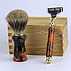 Order A gift set of a machine and a hand-made brush. KullikovCraft. Livemaster. . Shaving kit Фото №3