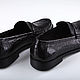 Мокасины из натуральной кожи крокодила IMA7011B4. Топсайдеры. CrocShop товары из экзотической кожи. Интернет-магазин Ярмарка Мастеров.  Фото №2