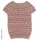 Vest women's Dusty rose, knitted spokes, sequins, kid mohair, Vests, Voronezh,  Фото №1