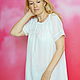 Nightgown of Batiste,Lisa the gift of a friend. Nightdress. Blouse Blues. Online shopping on My Livemaster.  Фото №2