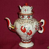 Винтаж handmade. Livemaster - original item Teapot. Teapot. LFZ. Hand painted!. Handmade.