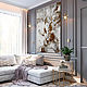 Абстрактный диптих  2 по 100х70 см "SHINING MARBLE". Картины. Дизайнерские картины Елены Хухаревой. Ярмарка Мастеров.  Фото №4