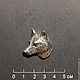 Заказать Значок брошь ВОЛК ВОЛКИ украшение подарок wolf pin brooch badge. WiLiJe: WildLife Jewelery. Ярмарка Мастеров. . Значок Фото №3