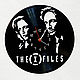 Wall clock with LED light from the album X-files. Vinyl Clocks. Vinyl Record Lights (vinyllights). Online shopping on My Livemaster.  Фото №2