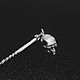 Brooch-needle. Skull and horns. Stick pin. GALANI. My Livemaster. Фото №5