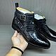 Men's ankle boots made of genuine crocodile leather, custom made!. Ankle boot. SHOES&BAGS. My Livemaster. Фото №6