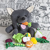 Куклы и игрушки handmade. Livemaster - original item Wolf glutton. Educational toy. Handmade.