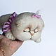 Kitty Sonia felted toy. Felted Toy. handmade toys by Mari (handmademari). Online shopping on My Livemaster.  Фото №2