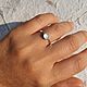 Кольцо с лунным камнем "Mini moon". Кольца. Vadjra-jewelry. Ярмарка Мастеров.  Фото №5