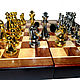  Chess Classic, 30x30 cm, wood,shape metal, Chess, St. Petersburg,  Фото №1
