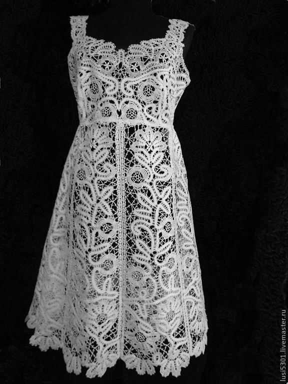 Платье с вологодским кружевом