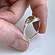 Женское золотое кольцо с негретым желтым Сапфиром (1,64ct). Кольца. Ведические кольца драгоценные камни (bauroom). Ярмарка Мастеров.  Фото №5