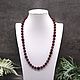 Order Ruby agate necklace with pendant. naturalkavni. Livemaster. . Necklace Фото №3