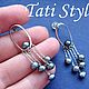 Серебряные серьги с жемчугом ,,PLAYFUL PEARLS,,. Серьги-пусеты. Tati Style. Ярмарка Мастеров.  Фото №8