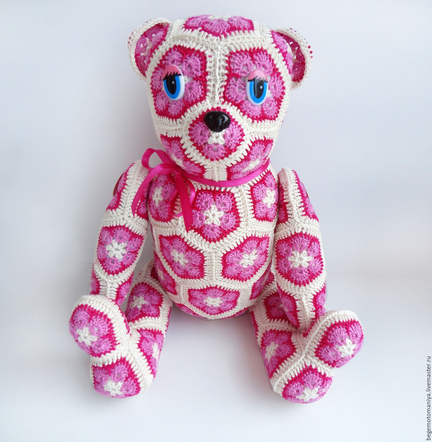 Мишка Flower купить в интернет-магазине Ярмарка Мастеров по цене 1000 ...
