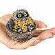 Owl figurine in the nest, Miniature figurines, Moscow,  Фото №1