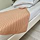 Merino wool plaid minimalism. Baby blankets. Pledy iz naturalnoj pryazhi Cosy Home. My Livemaster. Фото №7