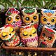 Set of Christmas toys 'Owlets', Christmas decorations, Moscow,  Фото №1